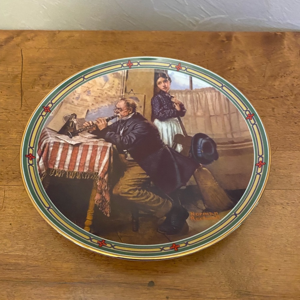 Knowles Collector Plate Norman Rockwell The Musicians Magic